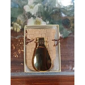 Neiman Marcus Shoe Golden Horn In Box & Satchel Preppy Elegant Sexy Sassy